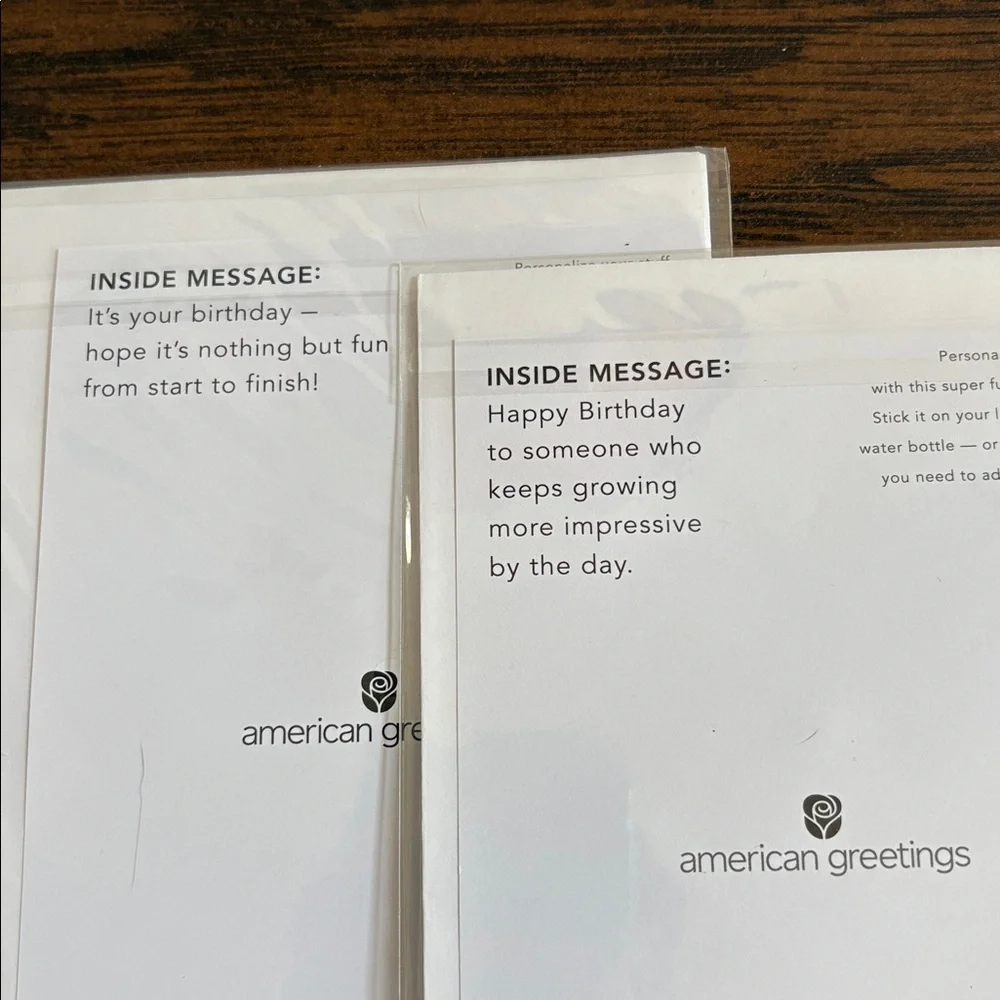 🆕American Greetings 8 Piece Birthday Card Bundle